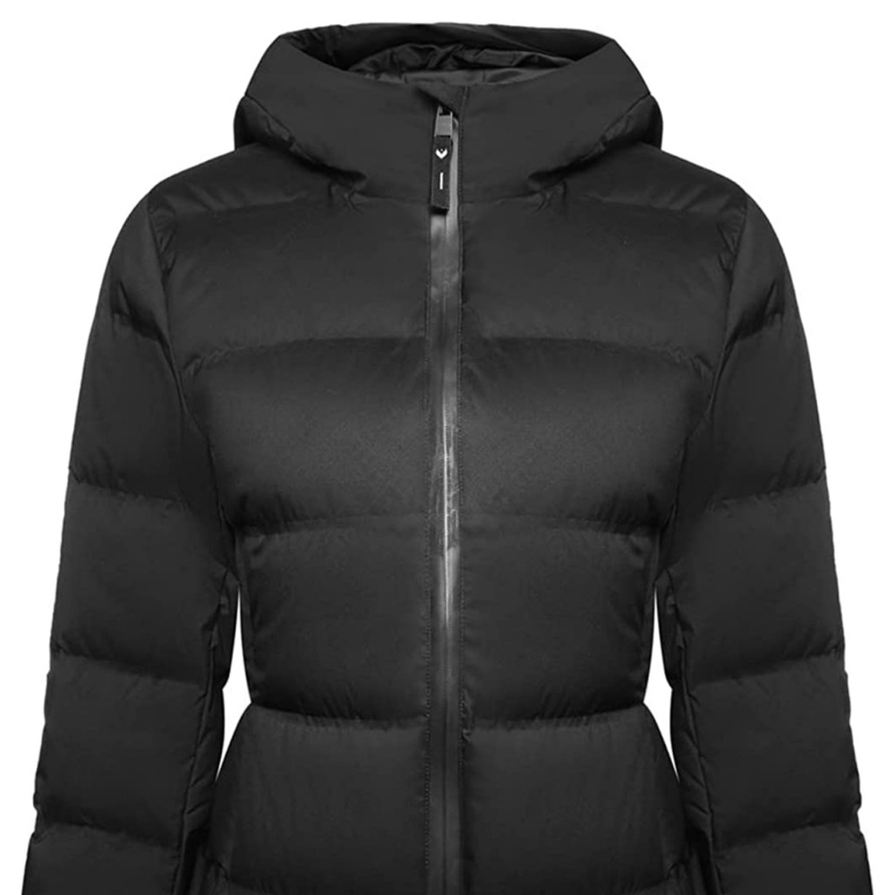 Valuker Women's Seamless Down Jacket With Hood 90% Down Coat Hooded